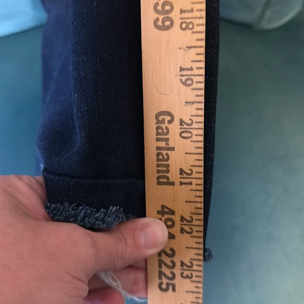 Zara Navy Straight-Leg Jeans size 4 MN132 - Picture 4 of 4